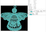 make 3d standing lace embroidery pattern from your reference